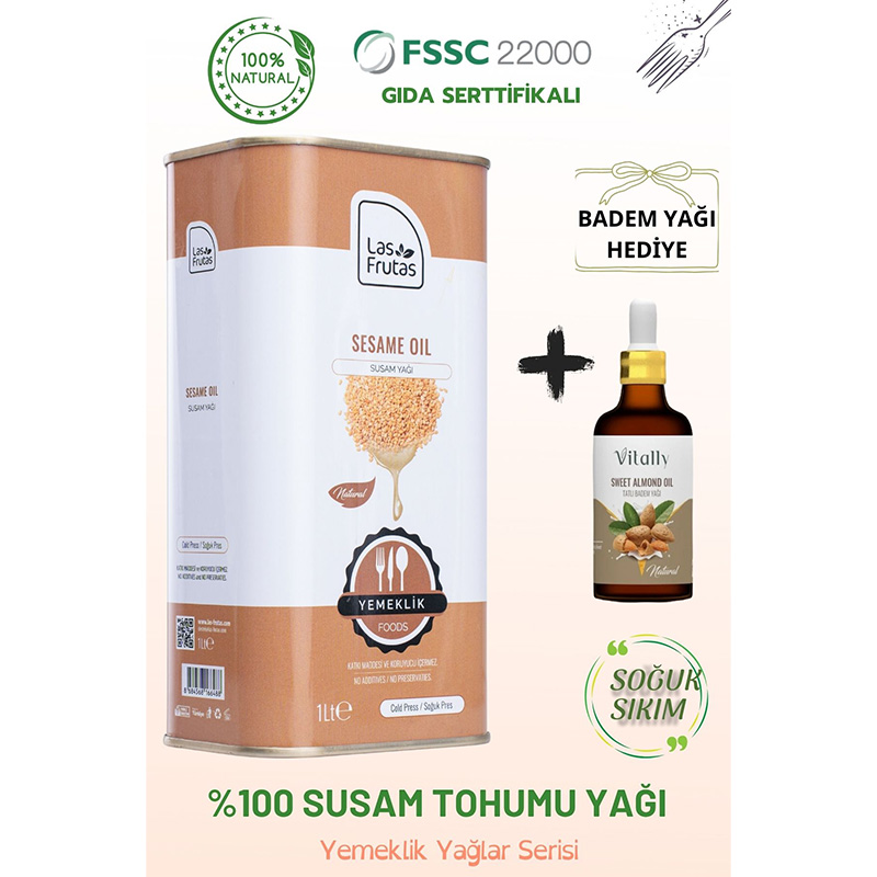 Yemeklik Susam Tohumu Yağı