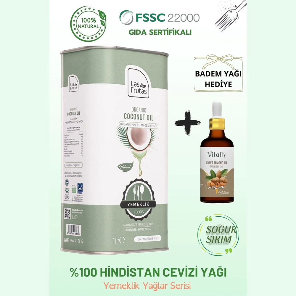 Yemeklik Hindistan Cevizi Yağı