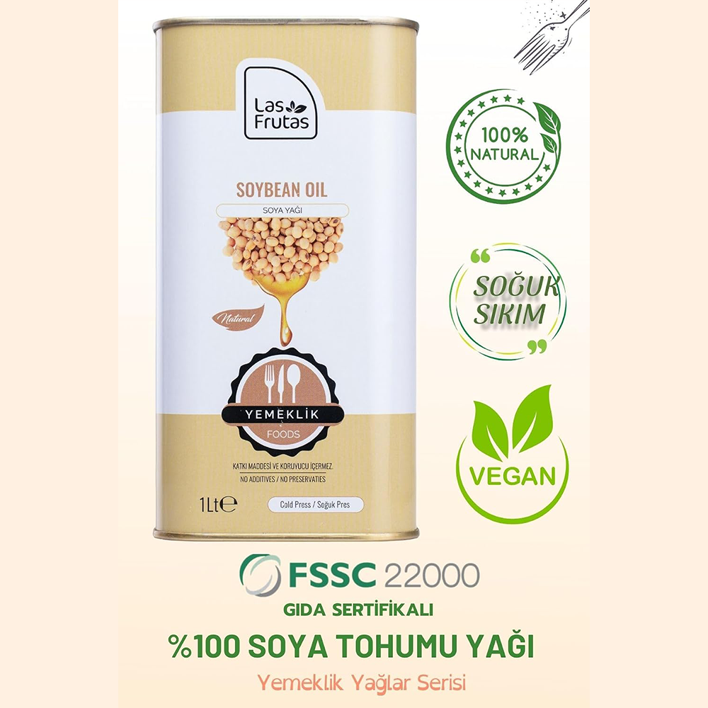 Yemeklik Soya Yağı