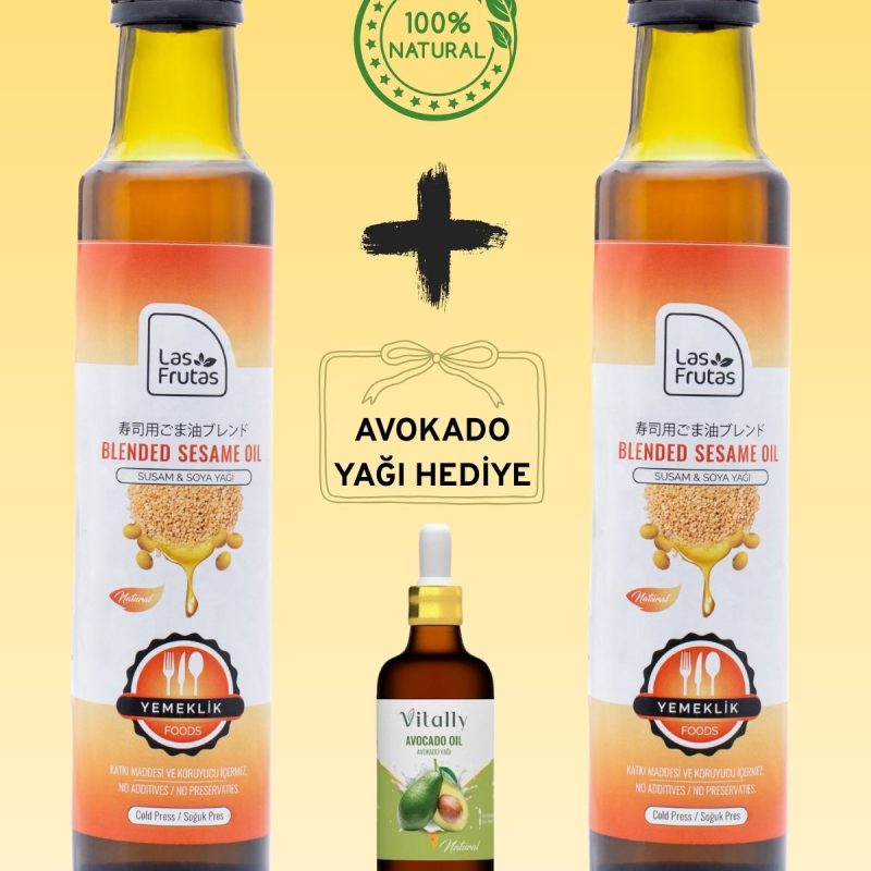 Yemeklik Susam & Soya Bitkisel Yağ Karışımı 250 ml 2’li