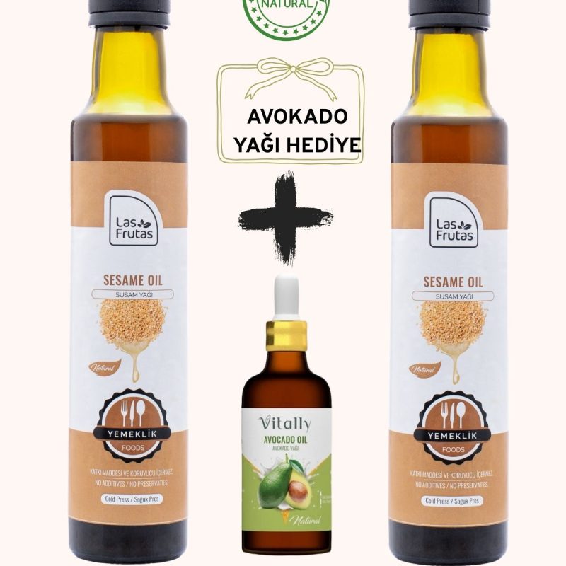 Yemeklik Susam Tohumu Yağı 250 ml 2’li